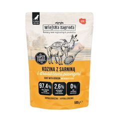 Country of Animals Goat with Venison and Brewer's Yeast wet food for adult dogs 500g