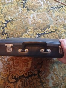 Vintage 1970s / 1980s Luxury Leather Look Cassette Tape Carrying Case