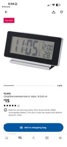 Ikea Digital clock