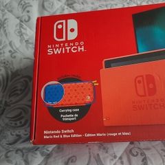 Nintendo switch Mario Red and Blue edition