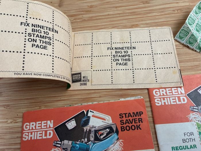 Green Shield Stamp books