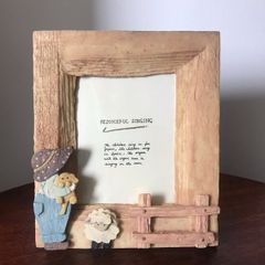 Vintage resin photo frame