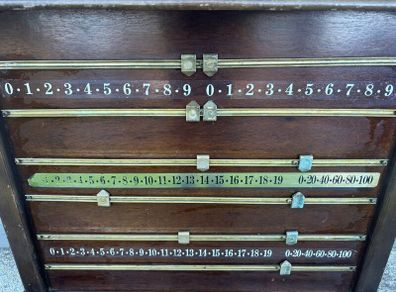 Vintage Snooker Scoreboard