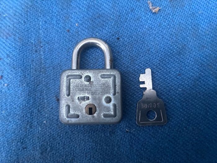 Vintage Squire Luggage lock