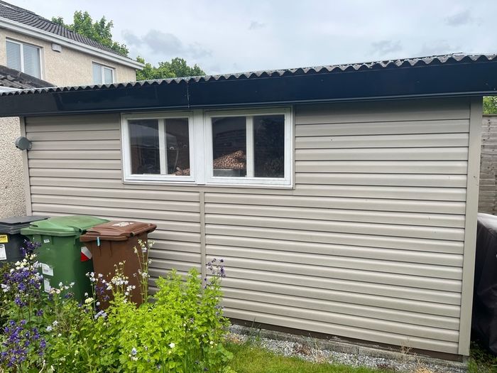 PVC Cladded Shed for sale