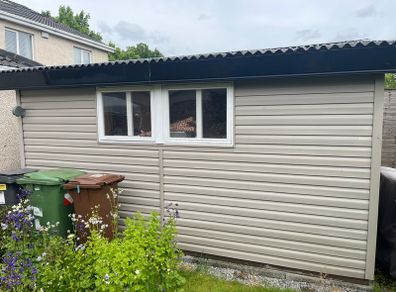 PVC Cladded Shed for sale