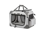 Dog cage Dog cage foldable with 2 doors and plastic shell