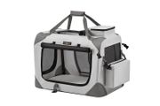 Dog cage Dog cage foldable with 2 doors and plastic shell