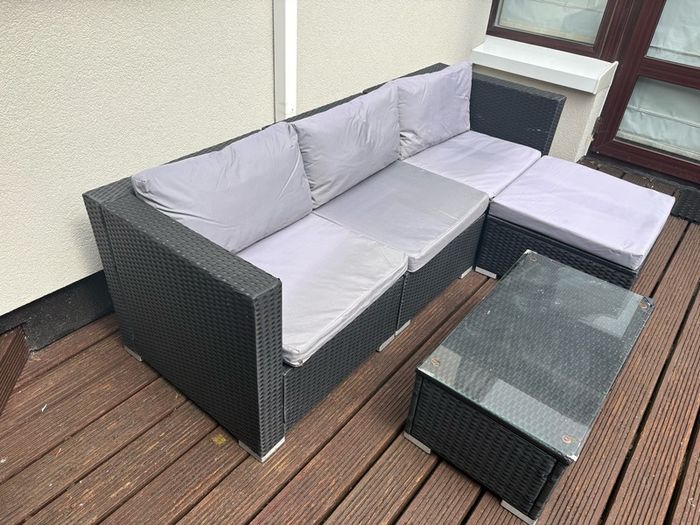 Rattan Garden Sofa