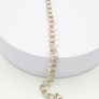 Vintage 925 Sterling Silver Double Link Charm Bracelet Image 8