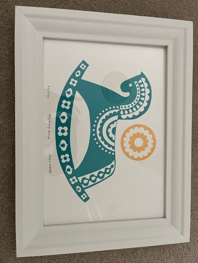 Rocking horse print