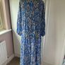 dress Zara blue patterned dress size small Image 7