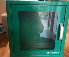 Defibrillator Storage Box
