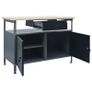 Workbench Black 120x60x85 cm Steel Image 5