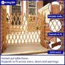 Solid Wood Expanding Fence Image 9