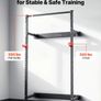 Multifunctional Squat Rack Folding Power Cage, Wall-Mounted 545KG Capacity Image 5
