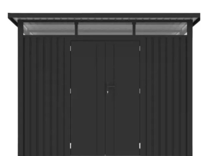 Metal Shed Heavy Duty With Slanted-(9.5ft x 10.3ft/2.9 x 3.1m )