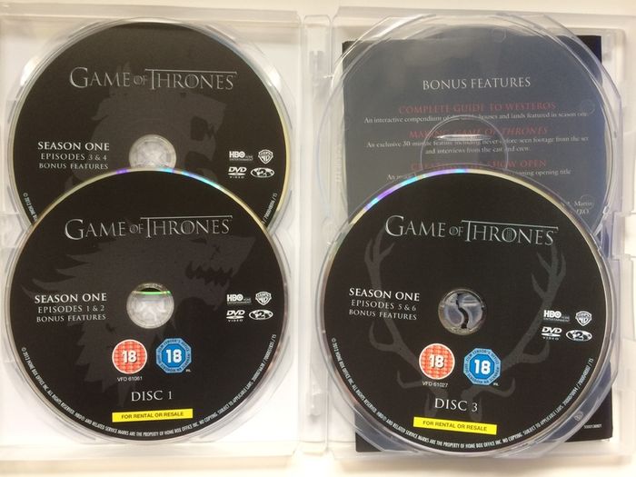 Game Of Thrones (Complete Collection 1-8 + Conquest & Rebellion) [DVD TV Boxsets]
