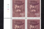 2009 Ireland Anthony Trollope, 1815-1882 Commemorative Stamp Plate Block 1A1A1A1A Mint Never Hinged (MNH)