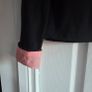 Black blazer with pink details, size 8 Image 3