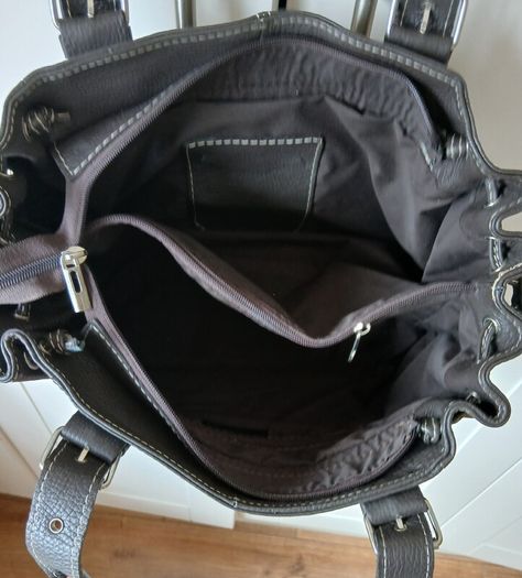 Brown real leather bag  15 euro