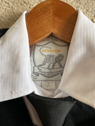 Monsoon Boys Shirt, Waistcoat & Tie