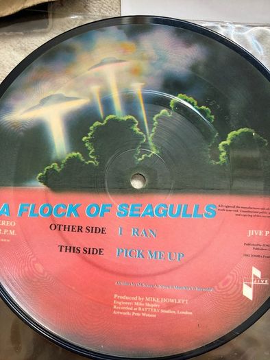 A Flock Of Seagulls  vinyl Single picture disc