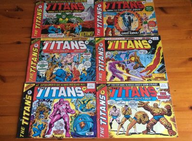 13 comics of 'The Titans' from 1976