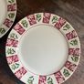 Antique Arklow pottery 1930s early green stamp spongeware plates Image 3