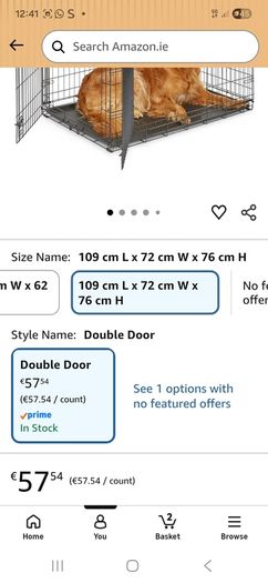 Dog Crate Large - Brand new