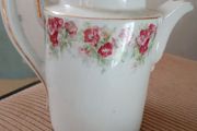 Vintage Art Deco Style Floral Porcelain Coffee Pot