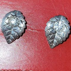 silver earrings