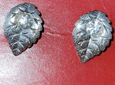 silver earrings