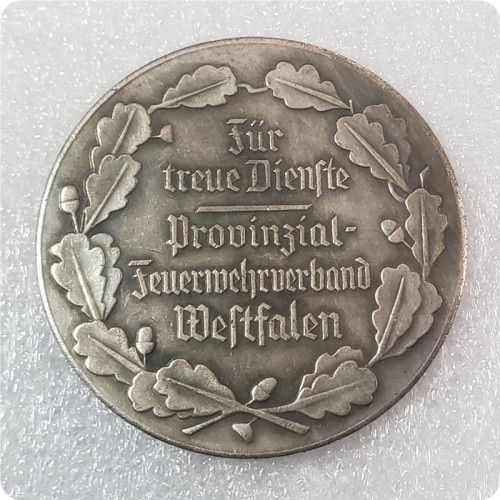 Ww2 Mark German Coin  Hitler Luftwaffe Swastika Nazi Warplane  Reichsmark
