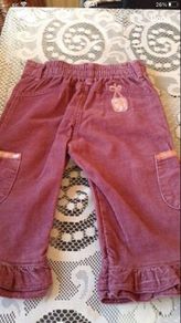 Girls cords jeans 6/9 mths