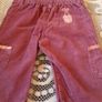 Girls cords jeans 6/9 mths Image 4