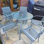 outdoor table and 5 chairs Image 4
