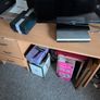 Study desk and 2 TV's Image 2