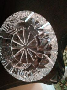 Galway crystal Ashtray/Candle holder