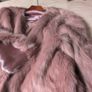 Dunnes Stores   Faux  Fur Blush  Box Jacket .  S.16. New - No Tag. Image 7