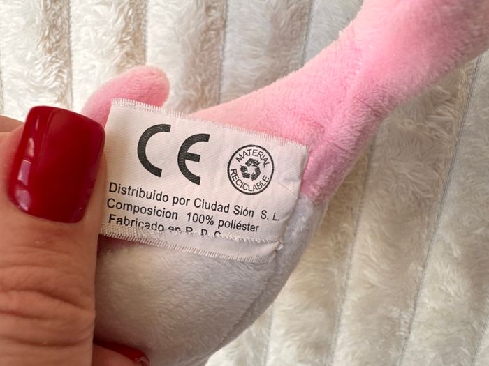 Pink white Dolphin Jumbo approx. 19 cm. (with tail) The batteries are running out Used Please see photos