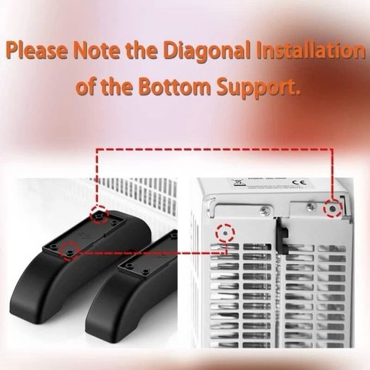 2 Electric Convector Heaters  2000W