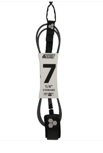 Channel Islands 7ft CI Standard Leash- Green / Blue / Black
