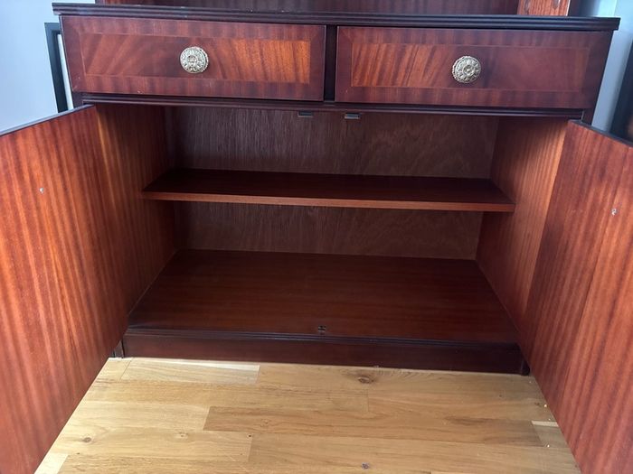 Solid Wood Display Cabinet 195cm 1 Available