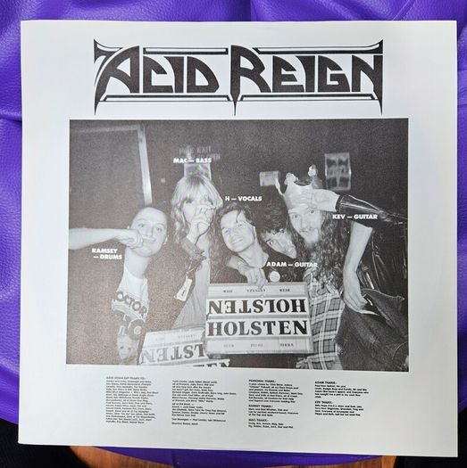 Acid Reign "Obnoxious" Original Vinyl Album