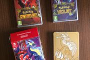 Pokemon Scarlet and Violet dual pack with Steelbook Nintendo Switch brand new unused