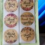 Thank You Stickers / Large / 1.5" / 60 / NEW Image 3
