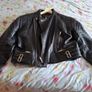 Leather biker Jacket Image 4