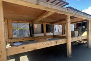 Heavy Duty Wooden Work Bench 124cm Workshop Table