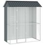 Bird Cage Anthracite 215 x 110 x 247 cm Galvanised Steel Image 5